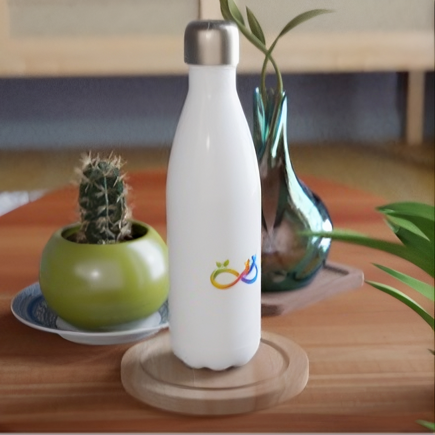 Gourde isotherme BetterWorld en acier inoxydable