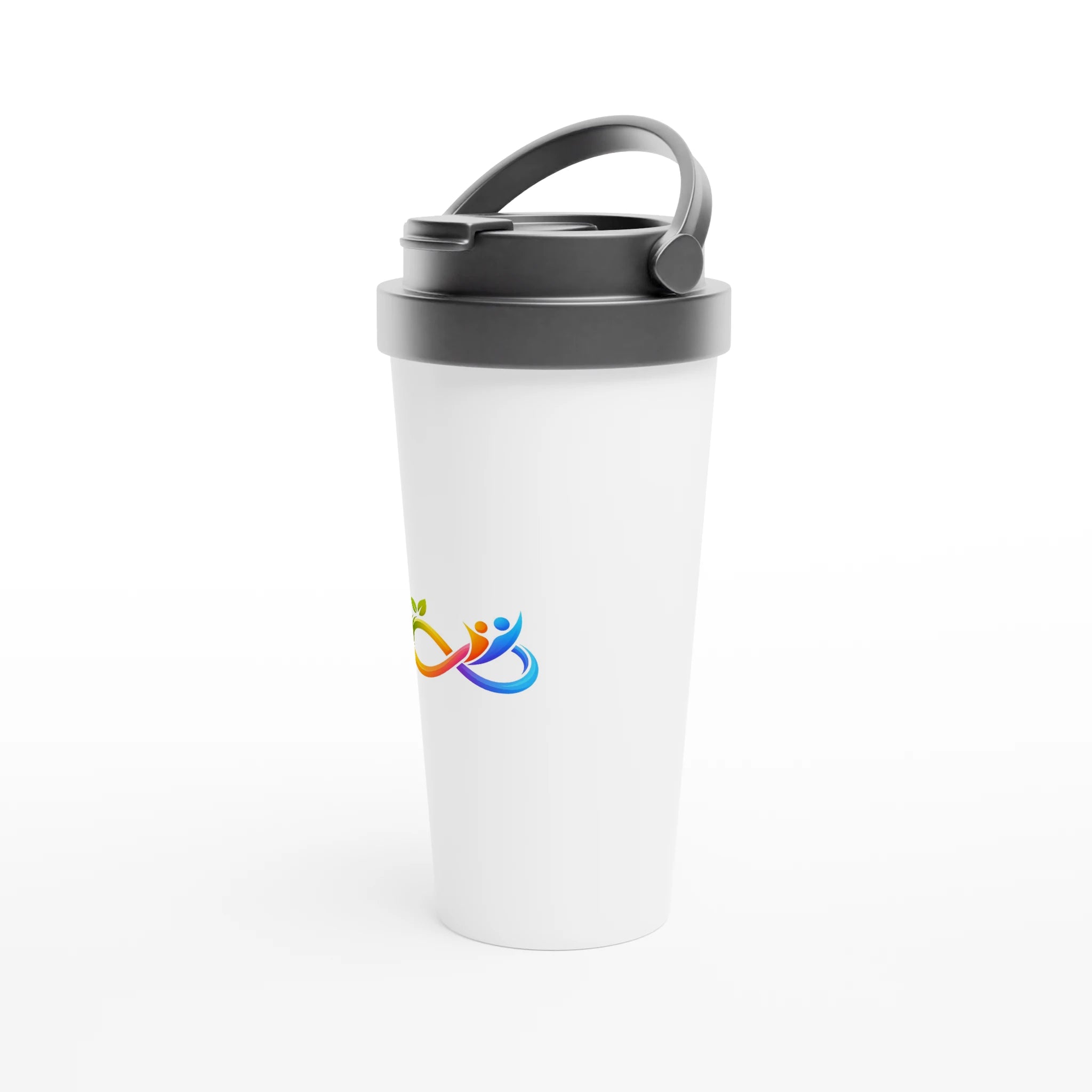 Tasse de voyage BetterWorld en acier inoxydable, design classique