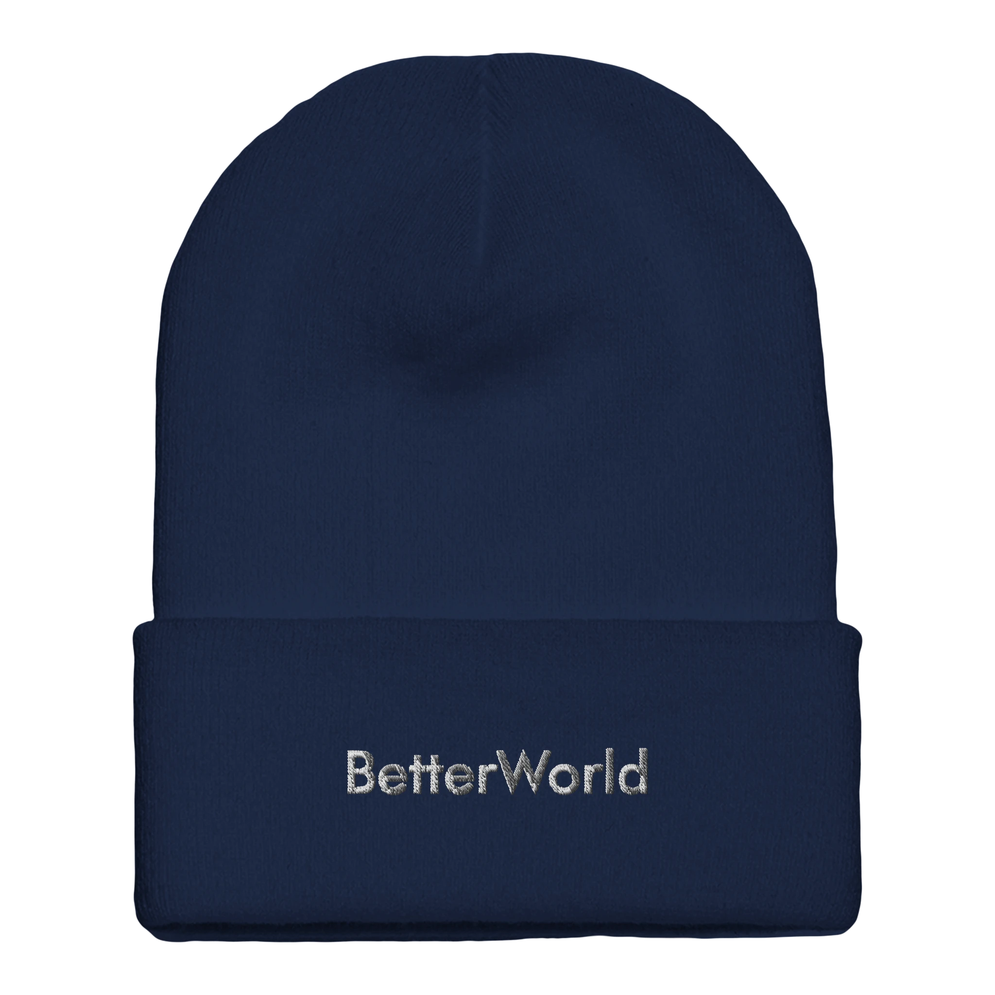 Tuque à revers en acrylique, design Minimaliste