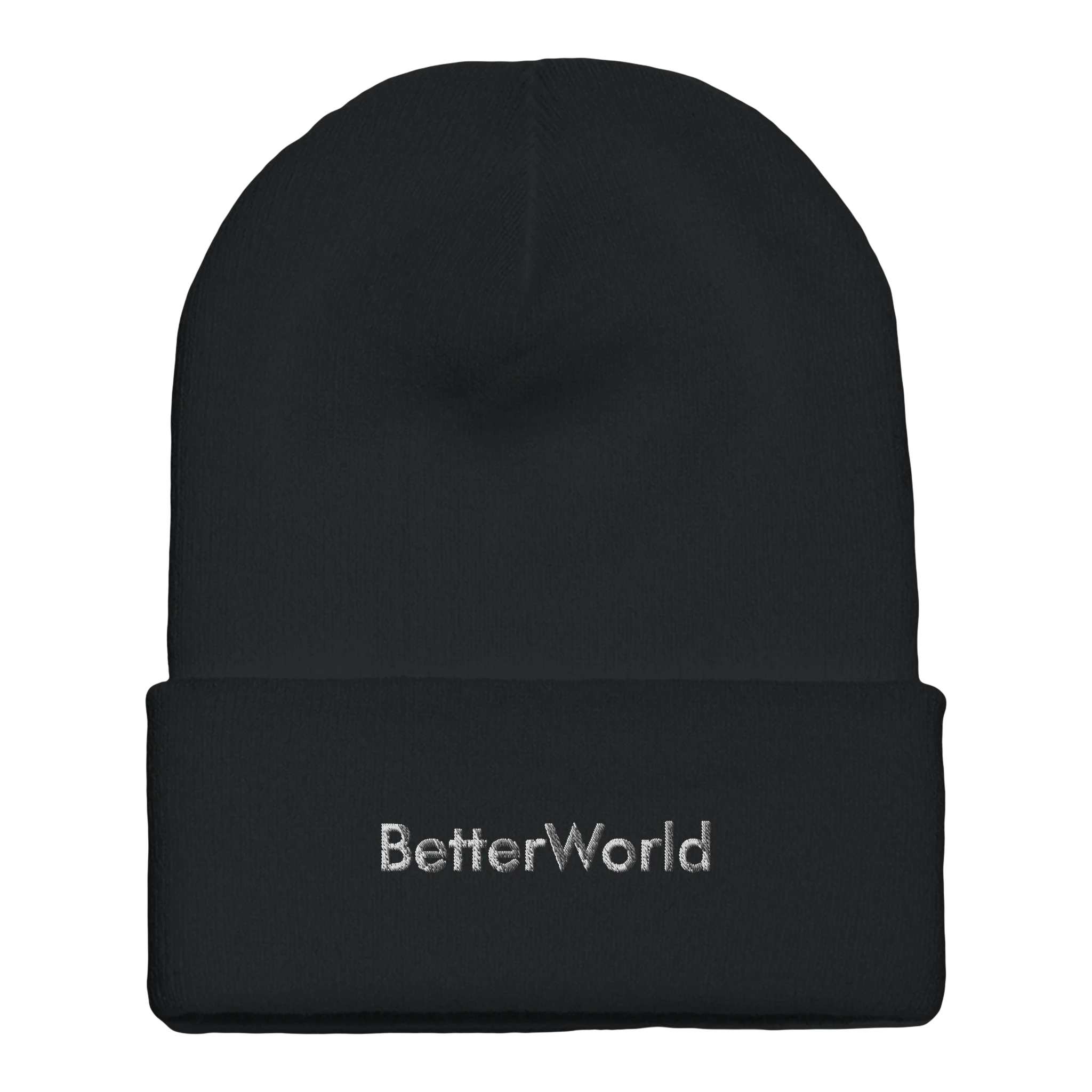 Tuque à revers en acrylique, design Minimaliste