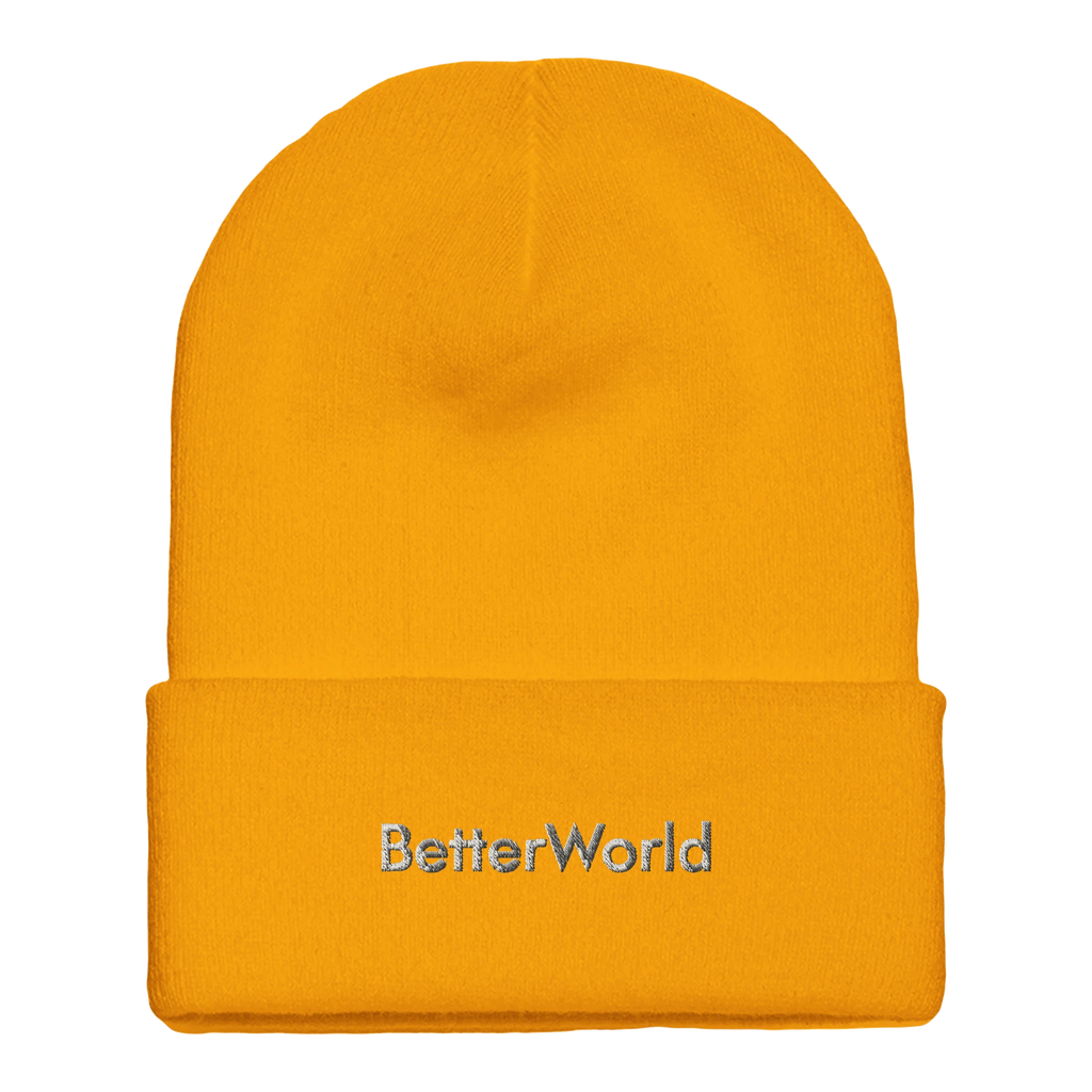 Tuque à revers en acrylique, design Minimaliste