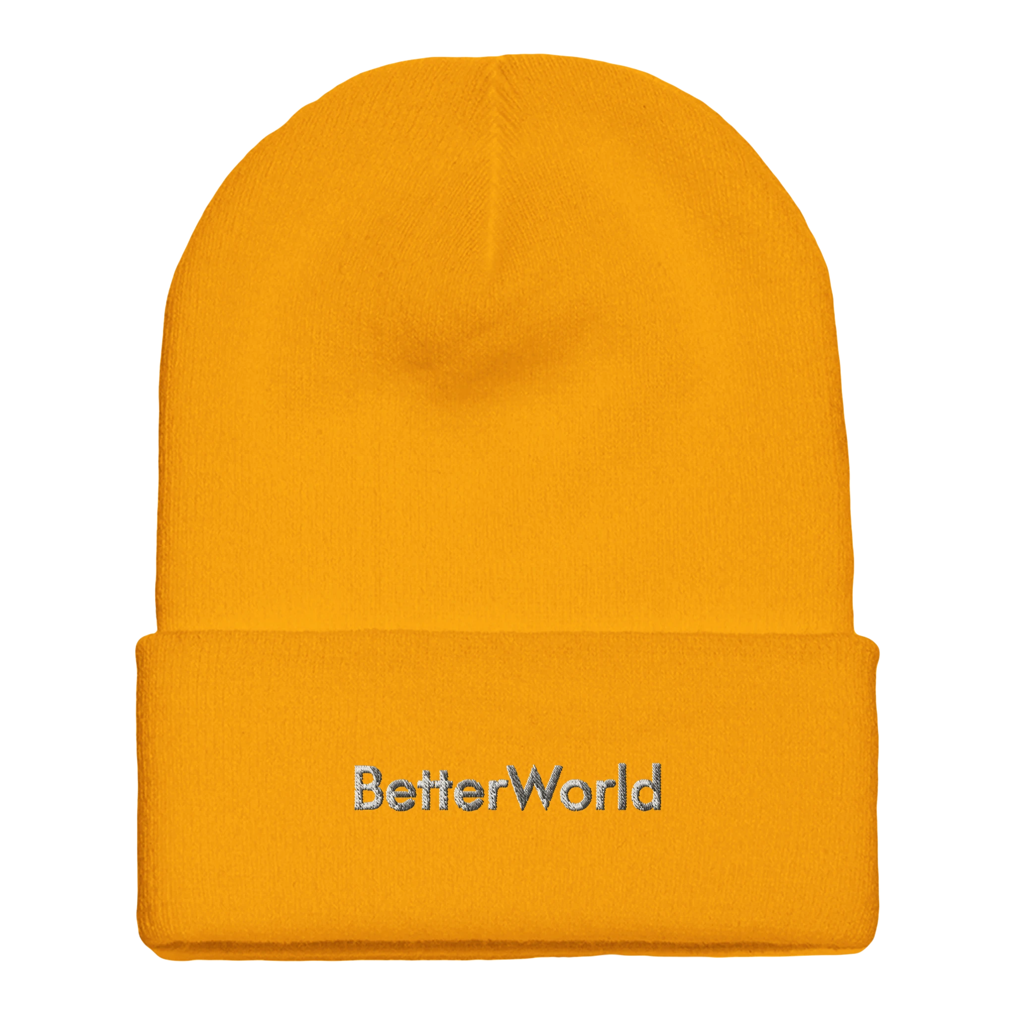 Tuque à revers en acrylique, design Minimaliste