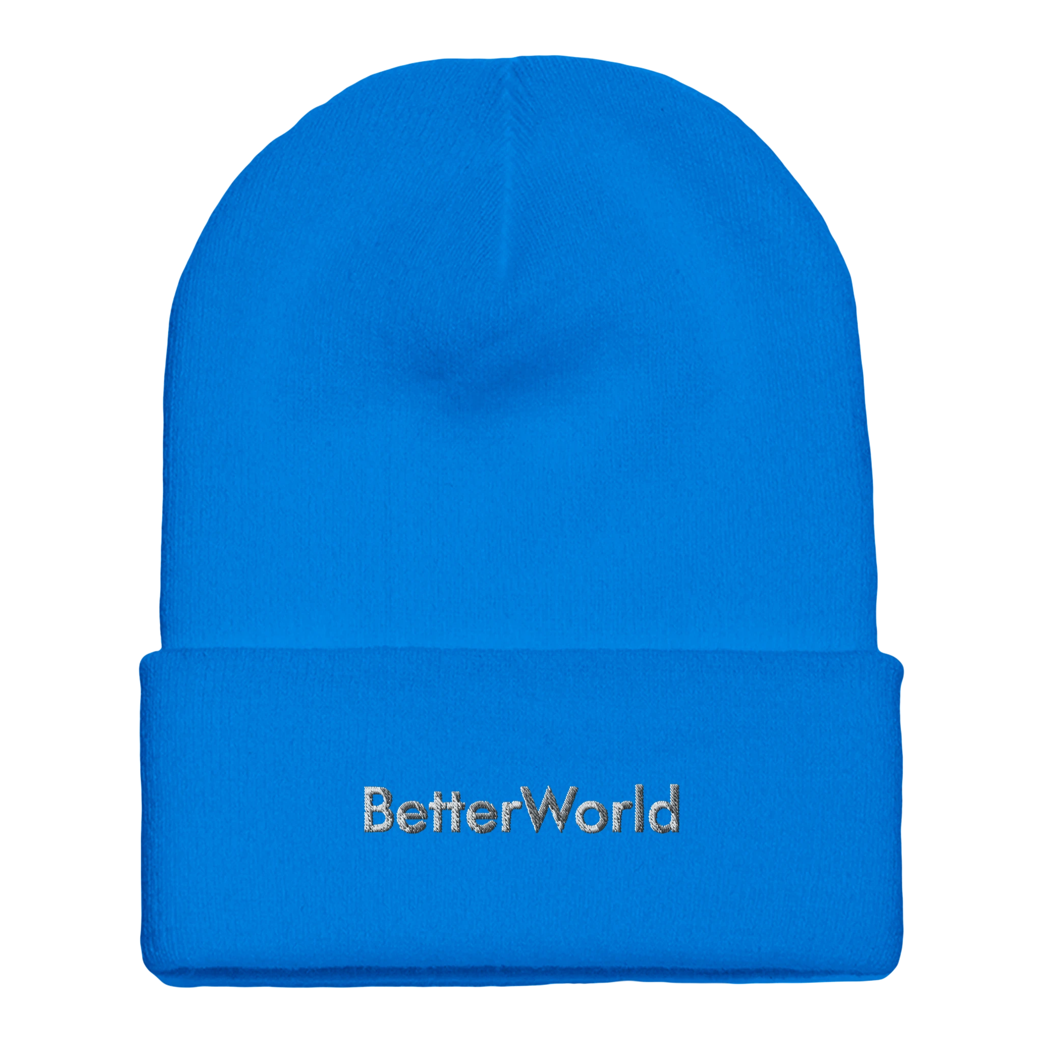 Tuque à revers en acrylique, design Minimaliste