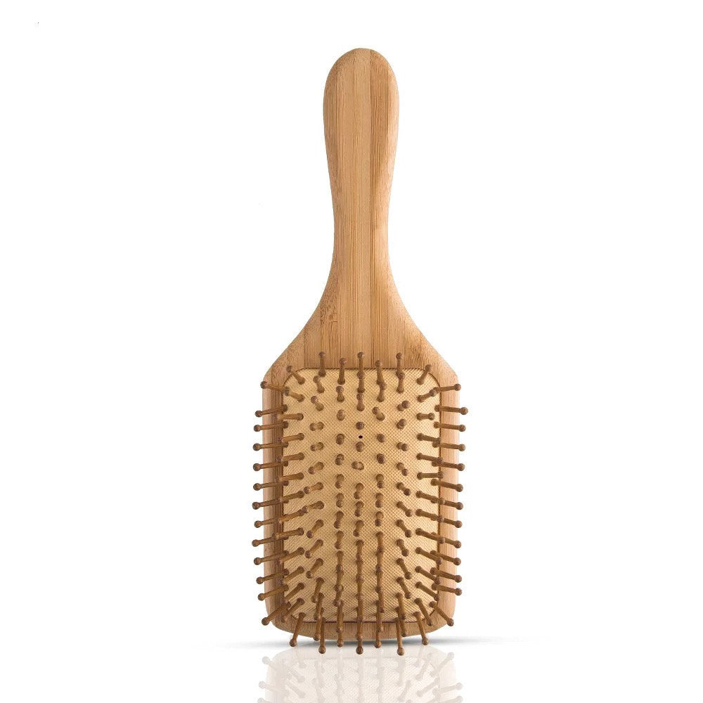 Brosse à cheveux en bambou, sans plastique