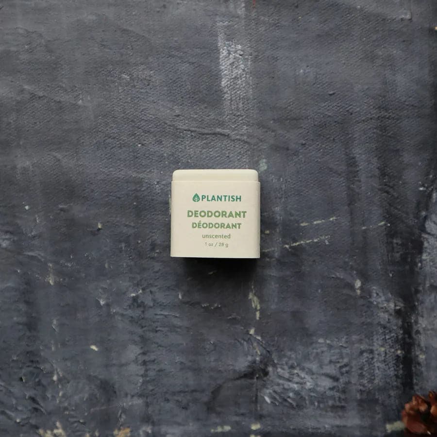 Déodorant solide non parfumé, sans emballage plastique